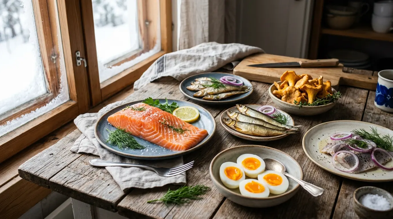 D-vitamiinin parhaat ruokalähteet – suomalaisen opas pimeään vuodenaikaan