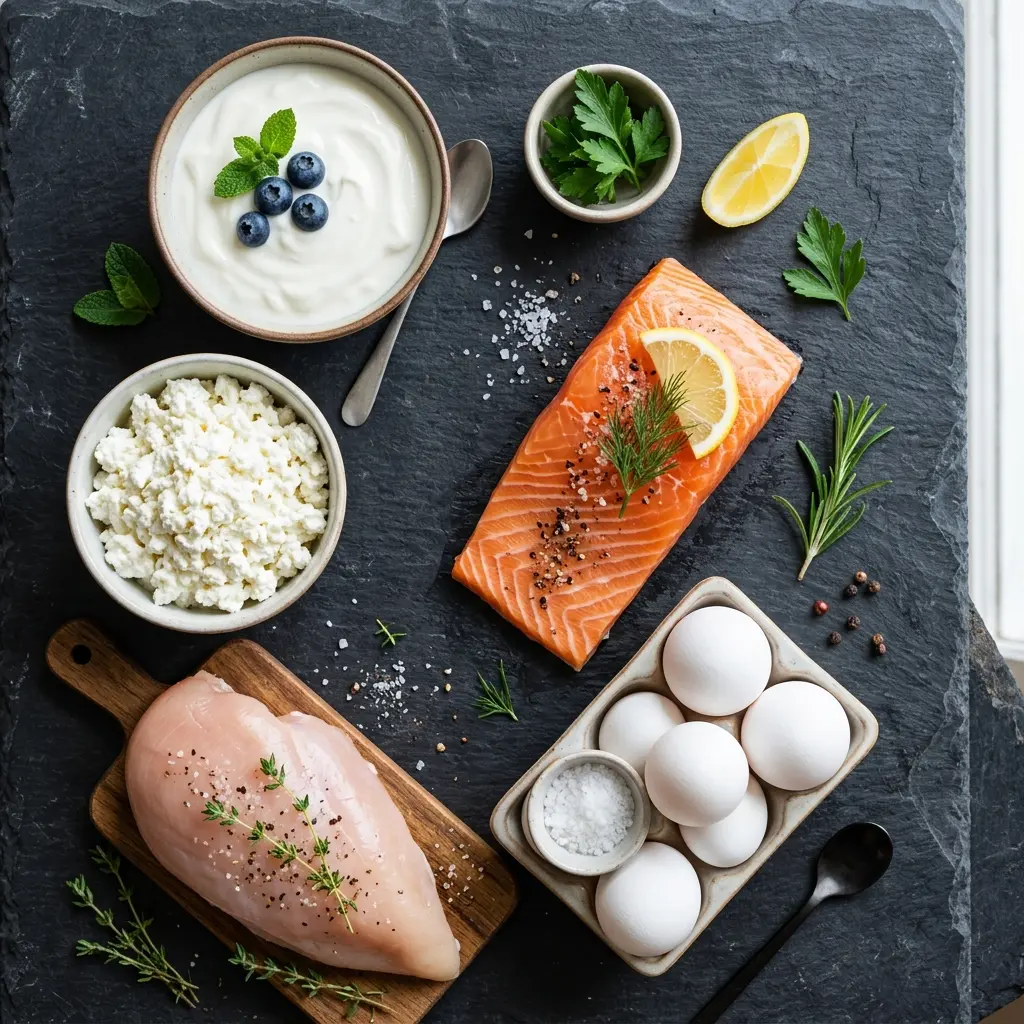 Proteiinipitoiset ruoat lihaskasvuun