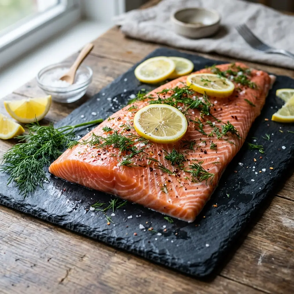 Tuore lohifilee on erinomainen omega-3-rasvahappojen lähde